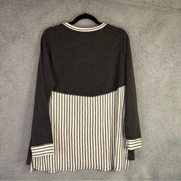 Gameday Couture Georgia Bulldogs Grey Women's Medium Large Oversized Hi-Low Top - Picture 6 of 11